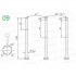 ASP-D50,8-09 трехсторонняя стойка ASP-D50,8-09 трехсторонняя стойка