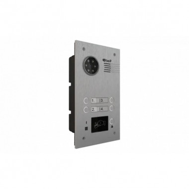BAS-IP BA-04BD SILVER многоабонентская цветная CVBS видеопанель