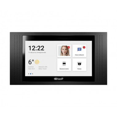 BAS-IP AT-07L BLACK цветной IP видеодомофон