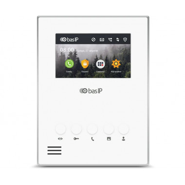 BAS-IP AU-04LAF WHITE цветной IP видеодомофон