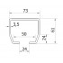CAME STAGE SB 3 (1700167) рельс направляющий 3 м до 500 кг