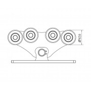 CAME SPEED M (1700010) тележка с 8 роликами