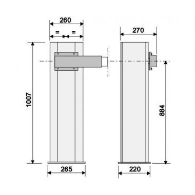 CAME Gard 4000 шлагбаум автоматический 4 м