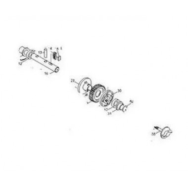 CAME 119RIBX028 Выходной вал BX-P CAME 119RIBX028 Выходной вал BX-P