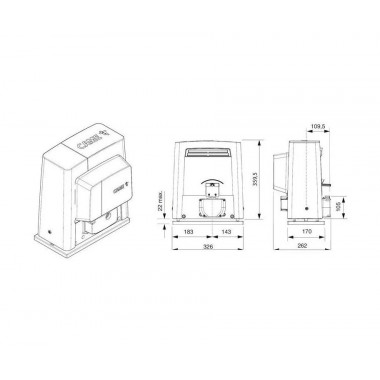 CAME BKS12AGS (801MS-0080) привод для откатных ворот до 1200 кг CAME BKS12AGS (801MS-0080) привод для откатных ворот до 1200 кг