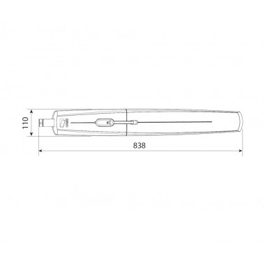 CAME AXI2501 (001SWN25B) голубой самоблокирующийся привод для распашных ворот CAME AXI2501 (001SWN25B) голубой самоблокирующийся привод для распашных ворот