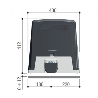 CAME BKV15AGS (801MS-0300) привод для откатных ворот до 1500 кг CAME BKV15AGS (801MS-0300) привод для откатных ворот до 1500 кг