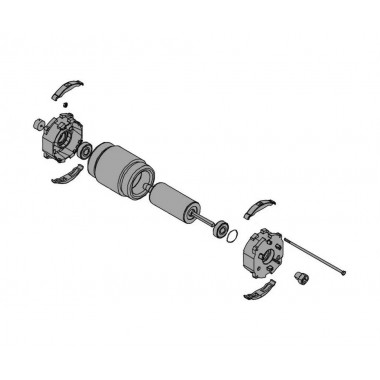 CAME 119RID313 Электродвигатель АХ402304, AX412306, AX71230