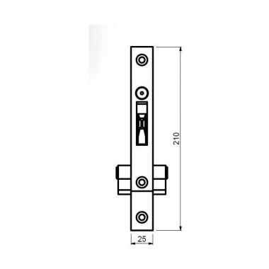 CAME LOCK L (1700053) Замок-крюк с ключом для откатных ворот без автоматики с ответной частью CAME LOCK L (1700053) Замок-крюк с ключом для откатных ворот без автоматики с ответной частью