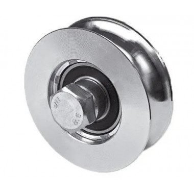 CAME WO 824 (1700029) Колесо с подшипником, полукруглое сечение, D-80, до 150 кг