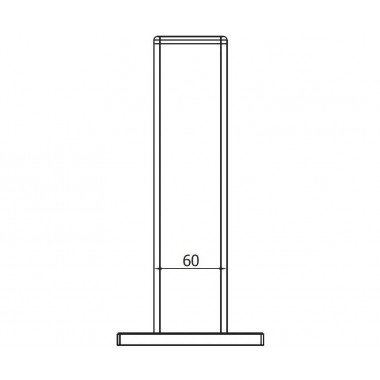 CAME PARK L (1700022) Кронштейн 256х120мм с крепежем для LAST L и всех моделей PADDOCK