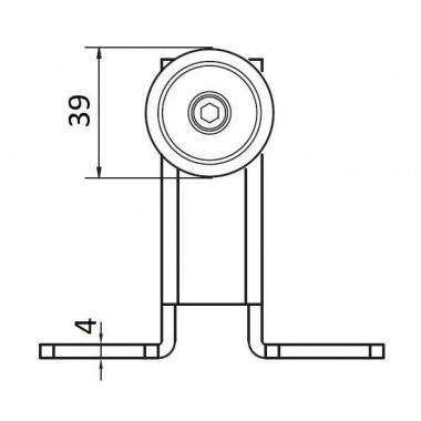 CAME ES 50 PN (1700090) Ограничитель хода, 110х95 мм, крепление винтами CAME ES 50 PN (1700090) Ограничитель хода, 110х95 мм, крепление винтами