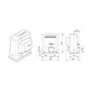 CAME BKS18 Wi-Fi KIT Connect (BKS18_Wi-Fi_KIT) Комплект для откатных ворот до 1800 кг. с Wi-Fi управлением через приложение