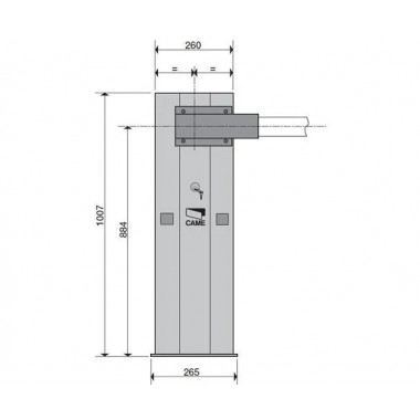 CAME G4000T Classico (G4000T KIT) Комплект шлагбаума шириной проезда до 4 метров CAME G4000T Classico (G4000T KIT) Комплект шлагбаума шириной проезда до 4 метров