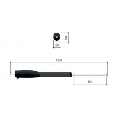 CAME ATS50DGM RC combo KIT (8K01MP-037) комплект автоматики для распашных ворот до 1000 кг CAME ATS50DGM RC combo KIT (8K01MP-037) комплект автоматики для распашных ворот до 1000 кг