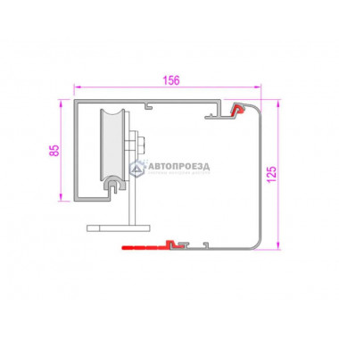 CAME FLUO-SLB BASIC (818SL-0063) автоматика для раздвижных дверей