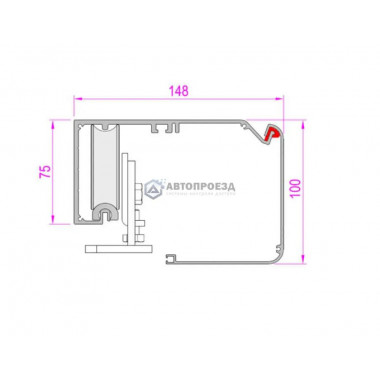CAME FLUO-SLL LIGHT (818SL-0124) автоматика для раздвижных дверей