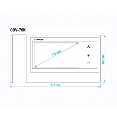 Commax CDV-70K синий 7
