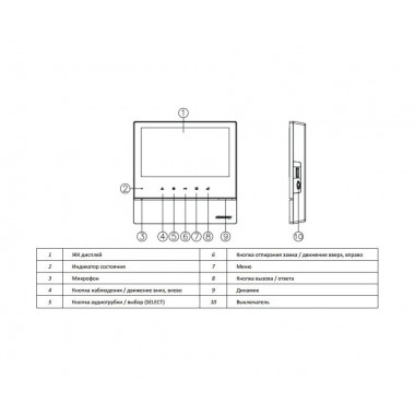 Commax CDV-70H2/VZ белый 7
