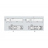 DormaKaba BTS75V BC EN1-4 (ФОП 105°) со шпинделем клеммного крепления 61701300 доводчик напольный до 100 кг