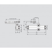Dorma TS Compakt EN 2/3/4 белый 67010111 доводчик до 120 кг