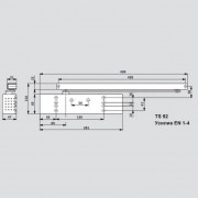 Dorma TS-92 G EN 1-4 коричневый 42030103 доводчик до 120 кг