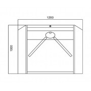 DormaKaba Easy Task 30 (19990005) тумбовый турникет