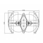 DormaKaba Easy High 40 (19990031) полноростовый двухпроходной турникет