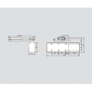 Dorma TS-71 EN 3/4 коричневый 22212103 доводчик до 100 кг