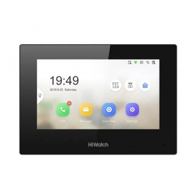 HiWatch VDP-H3212WB 7“ гибридный IP видеодомофон с Wi-Fi HiWatch VDP-H3212WB 7“ гибридный IP видеодомофон с Wi-Fi