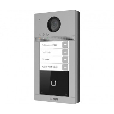 i-FLOW F-VI-1406ISMCWE1 2Мп IP вызывная панель на четырех абонентов