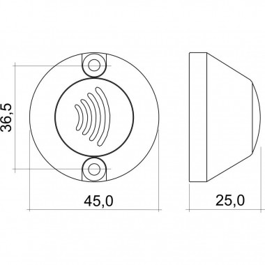 IronLogic CP-Z-2 мод. MF-I (9488 / 8062 / 11948) накладной светлый антивандальный считыватель