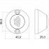 IronLogic CP-Z-2 мод. MF-I (9488 / 8062 / 11948) накладной светлый антивандальный считыватель