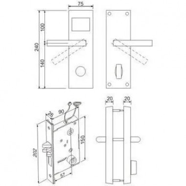 IronLogic Z-7 EHT серебро (3488 / 10019) электромеханический замок для двери