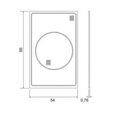 IronLogic IL-06 (H)&M двухчиповая карта ISO с Temic и Mifare 1K