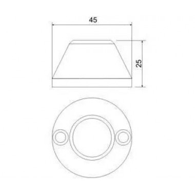 IronLogic CP-Z-2 мод. E P (9485 / 7650) накладной тёмный антивандальный считыватель