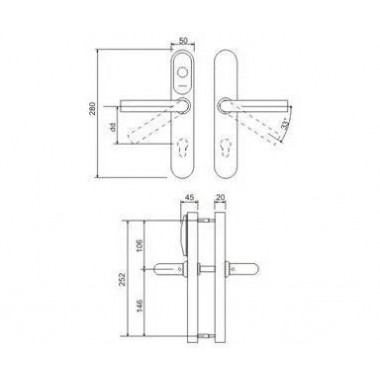 IronLogic Z-Eurolock (мод. 85) (5457 / 10031) электронная накладка