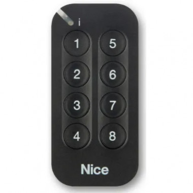 NICE MYGO8BD Пульт управления с радиочастотой 433,92 МГц и кодировкой BD, 8 канальный NICE MYGO8BD Пульт управления с радиочастотой 433,92 МГц и кодировкой BD, 8 канальный