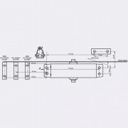 NOTEDO DC-070-I белый доводчик до 70 кг