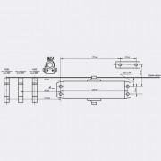 NOTEDO DC-150 LH Легкий характер белый доводчик до 160 кг