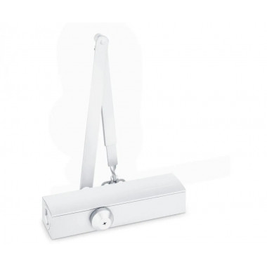 NOTEDO DC-050-150 DA+BC PRO (белый) доводчик дверной механогидравлический, накладной