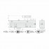 NOTEDO DC-050-150 DA+BC PRO (белый) доводчик дверной механогидравлический, накладной