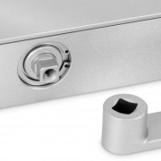 NOTEDO DC-045-155 SL+HO+DA+BC PRO (серебро) доводчик дверной механогидравлический, накладной