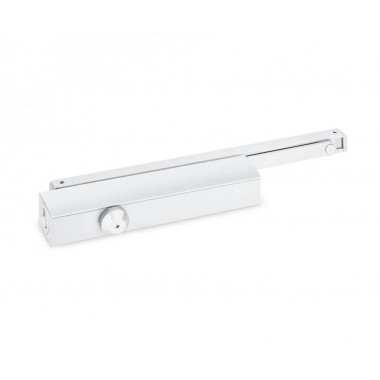 NOTEDO DC-045-155 SL+HO+DA+BC PRO (белый) доводчик дверной механогидравлический, накладной