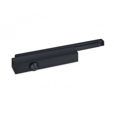 NOTEDO DC-045-155 SL+HO+DA+BC PRO (черный) доводчик дверной механогидравлический, накладной