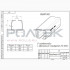 Ролтэк 011.6Ц Рельс направляющий ЭКО 6 метров (оцинкованный)