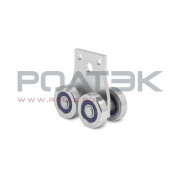 Ролтэк 210.RC55 Тележка для подвесных ворот с отверстиями для подвешивания груза до 200 кг. МИКРО (RC55)