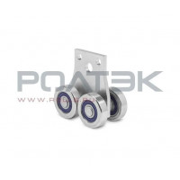 Ролтэк 210.RC55 Тележка для подвесных ворот с отверстиями для подвешивания груза до 200 кг. МИКРО (RC55)