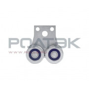 Ролтэк 210.RC55 Тележка для подвесных ворот с отверстиями для подвешивания груза до 200 кг. МИКРО (RC55)