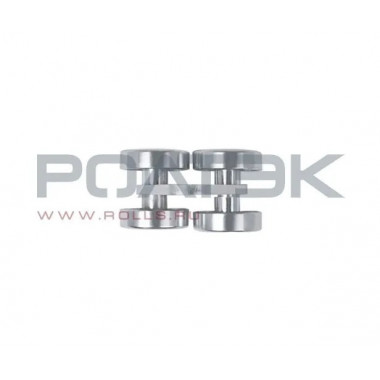Ролтэк 213.RC55 Тележка для подвесных ворот с отверстием закругленная до 200 кг. МИКРО (RC55)